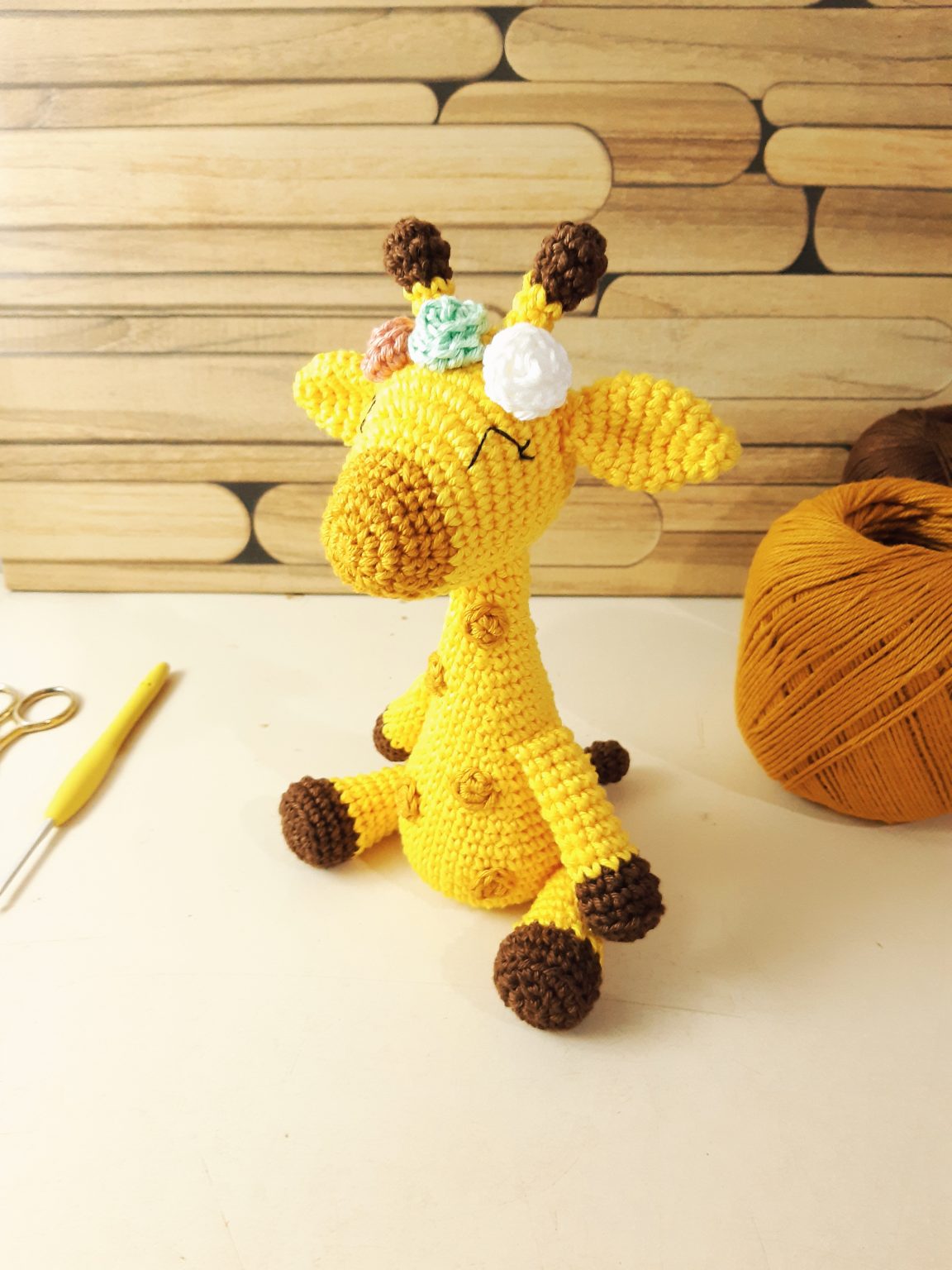 Rafa, a Girafa - Receita em PDF - Linhas de Algodão